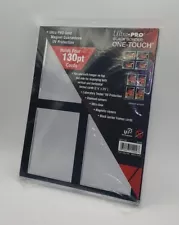 Ultra Pro 130pt Thick 4-Card Black Border UV ONE-TOUCH Magnetic Holder Frame