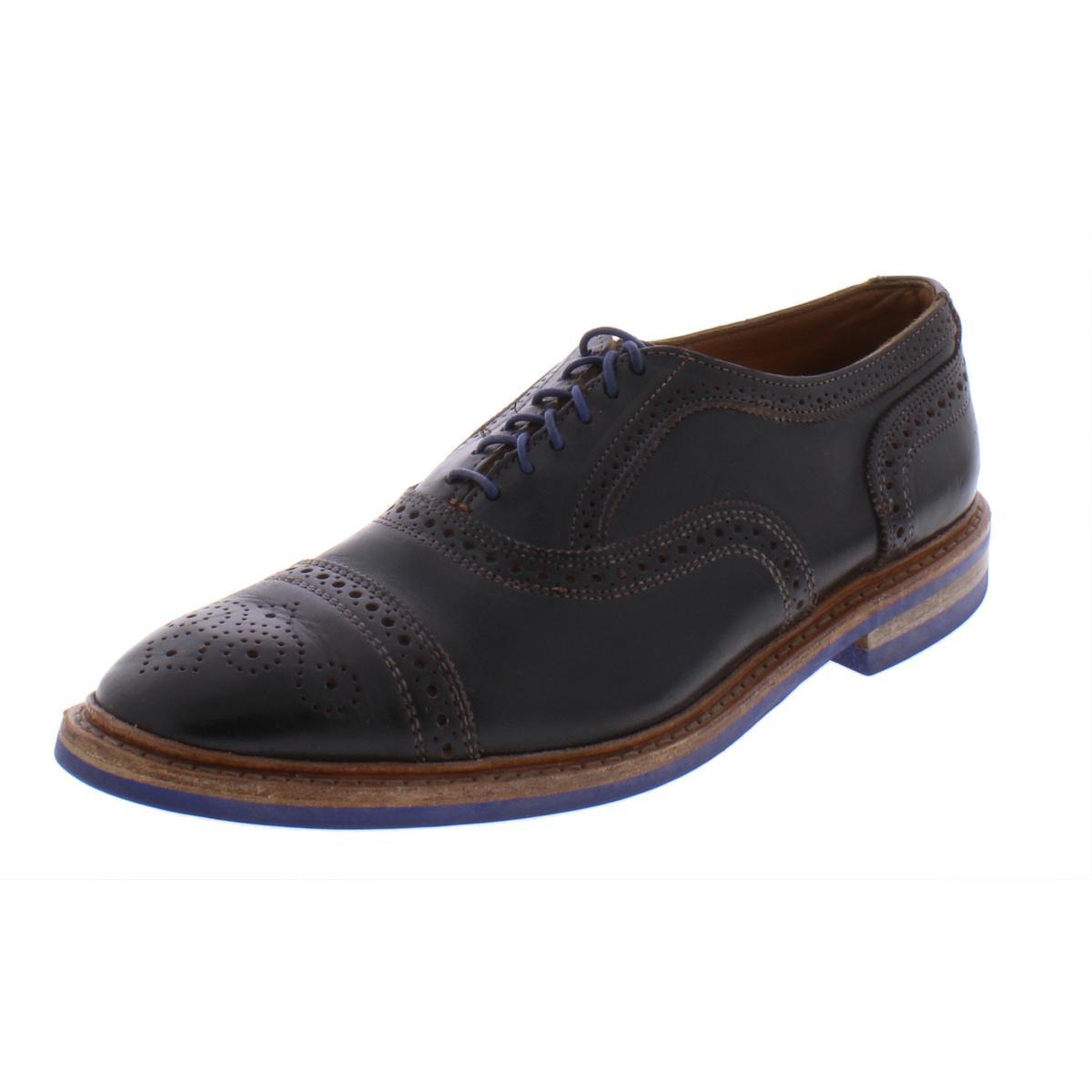 Мужские кроссовки Allen Edmonds Strandmonk Black Wingtip Shoes 10.5 Medium (D) BHFO 1756