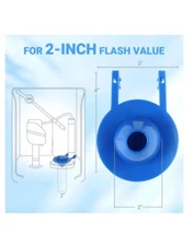 502P21 Performax Universal Water-Saving Long Life Toilet Flapper for 2-Inch Flus
