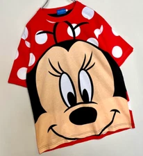 Disneyland Minnie Mouse T-shirt Size L Tokyo Disney Resort Japan Parks F/S