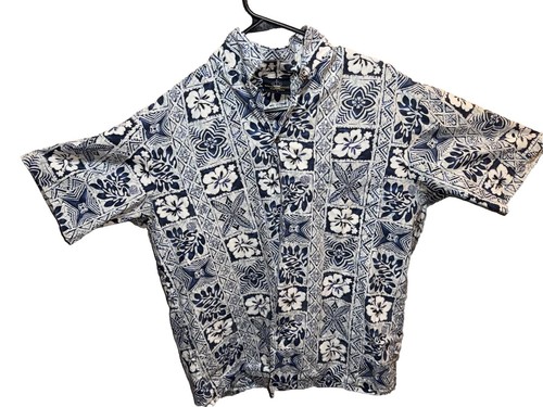 Royal Creations Hawiian Short Sleeve Button Up - Large
