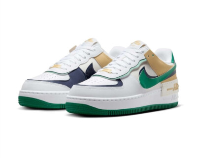 Nike Air Force 1 Shadow White Malachite Sneaker Schuhe 39 US 8 DZ1847-102 Grün