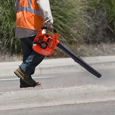 25. 4cc 2-Stroke Gas Powered Leaf Blower Handheld Gas Blower 4.59ft³/h EB-260