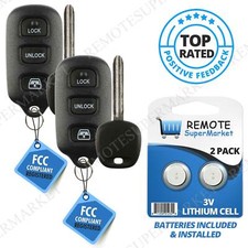 2 Replacement For Toyota 1999-02 4runner 2001-02 Sequoia Remote Car Fob Key Set 2 Replacement For Toyota 1999-02 4runner 2001-02 Sequoia Remote Car Fob Key Set