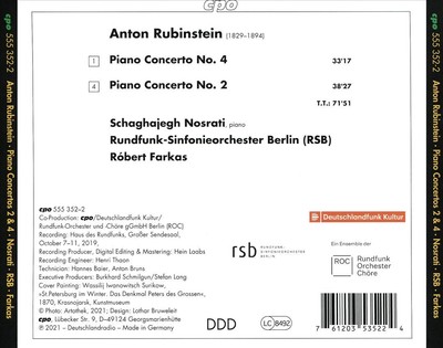 SCHAGHAJEGH NOSRATI / RUNDFUNK-SINFONIEORCHESTER BERLIN / RÓBERT FARKAS ANTON RU