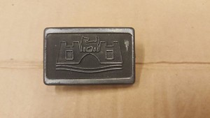 VW Golf Jetta MK2 Wolfsburg Front Kotflügel Blinker Blank Logo Emblem 165853688A