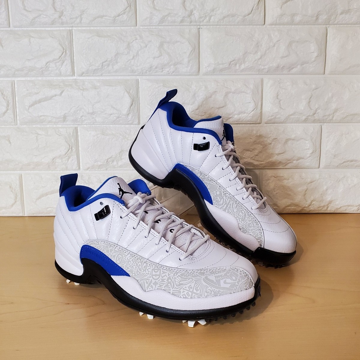 Air Jordan 12 Low Golf Mens Size 6 NRG P22 White Game Royal Blue