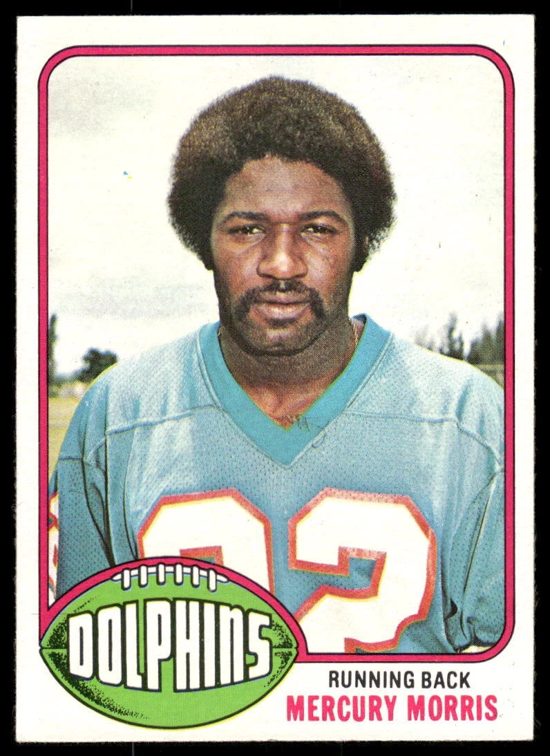 Mercury Morris trading card