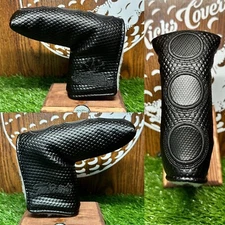 Scotty Cameron Custom 3 Dot Carbon Texture Blackout Cover Blade Headcover 1/1