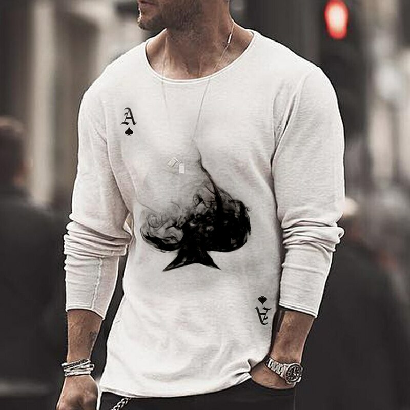 camisetas estampadas manga larga