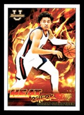 2021-22 Bowman University #HC-6 Julian Strawther Heat Check Gonzaga Bulldogs