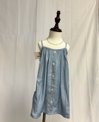 NWT aimama blue summer dress with pockets