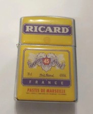 RARE RICARD Gasoline Lighter, The Legendary Brand, 100% Metal