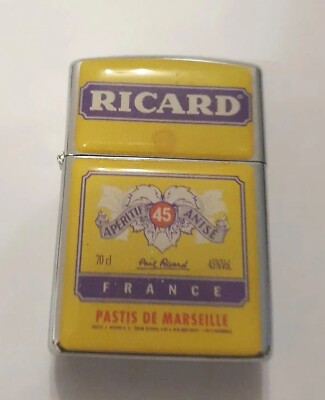 RAR Benzinfeuerzeug RICARD, die legendäre Marke, 100% Metall