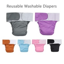 Pañales para adultos pantalón lavable reutilizable tela para ancianos a prueba de fugas pañales bragas