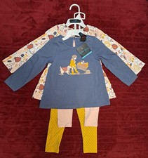 CUTE 4-piece girls outfit top pants Cynthia Rowley Mix and Match set 24mos NWT
