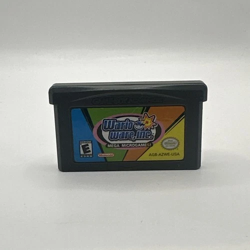 WarioWare, Inc.: Mega Microgames! • Nintendo Gameboy Advance GBA Game (2003)