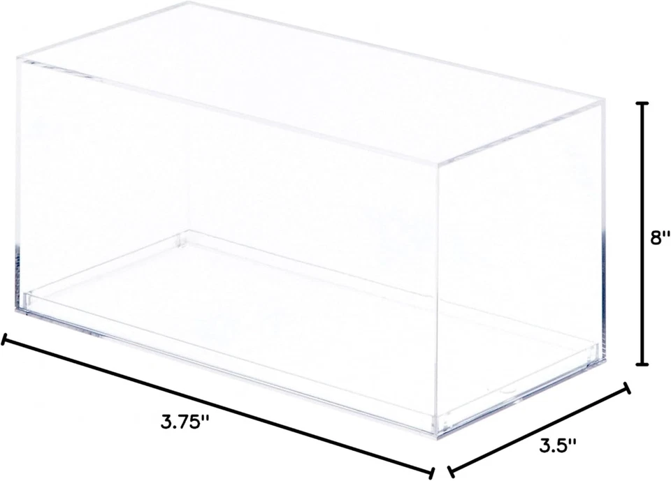 Plastics 083C Clear Plastic Display Case for 1:32 Scale Cars, 8" W X 3.75" D X 3 - Image 4 of 4