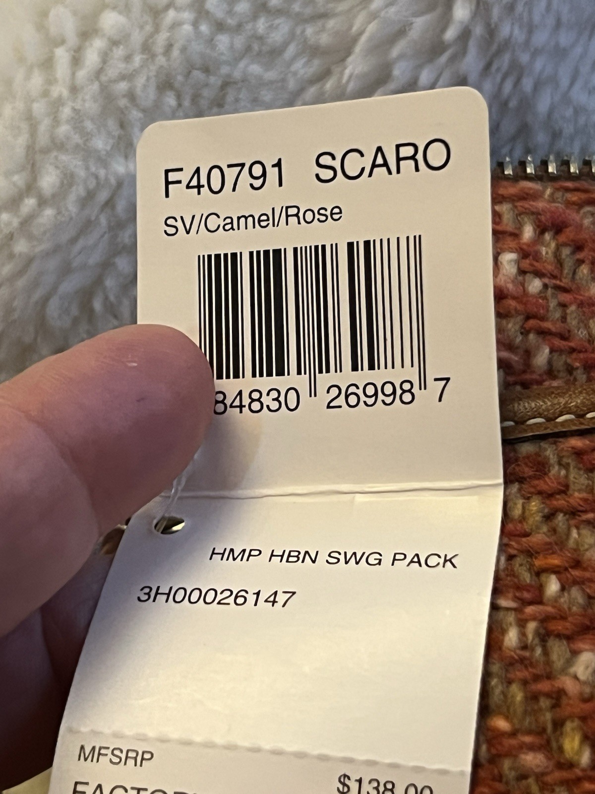 NWT Rare Limited Coach Kitt Crossbody Tweed Wool, Suede & Leather Trim Messenger thumbnail 6