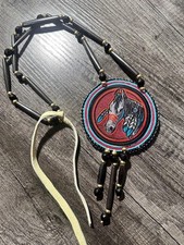 Native American Beaded Horse medallion Native Beaded Medallion Pow Wow Regalia