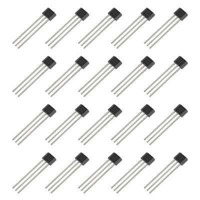 20pcs A3144 A3144E OH3144E A1044 Hall Effect Magnetic Sensor Switch