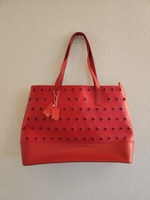 Emirates Airlines Red Airplane Handbag Tote