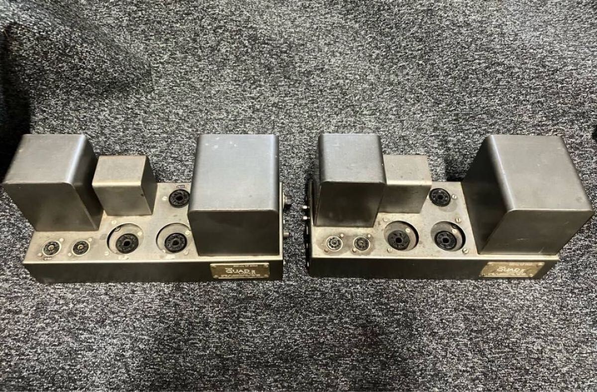 The Quad Ii Vacuum Tube Amplifierpower Set Of 2 Audio Vintage Used Japan
