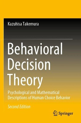 Kazuhisa Takemura | Behavioral Decision Theory | Taschenbuch | Englisch (2022)