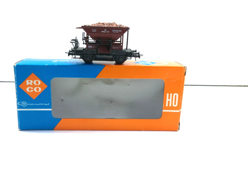 Roco H0 4334A Schotterwagen mit Ladung - DB - in OVP # 13375 | Condition: Gebraucht