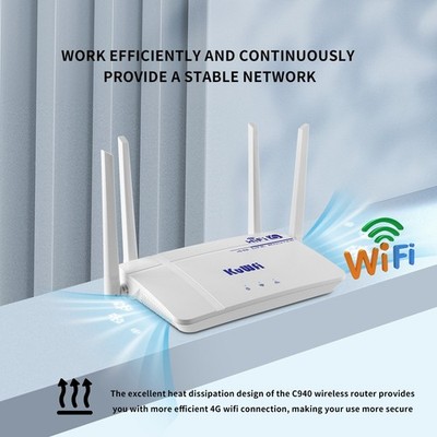Lte CAT4 WLAN-Router mit SIM-Karte | Bis zu 150 Mbit/s  Plug & Play | Alle Netze