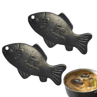 #ad #ad 2pcs Cast Iron Fish For Cooking Natural Iron Supplement Infuser Fish Shaped $14.99