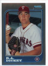 1997 Bowman Chrome Baseball #108 R.A. Dickey Rookie Card RC NM-MT Rangers