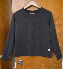 Vuori Long Sleeve Halo Crew Neck Top Shirt Gray Heather Women’s Sz Small