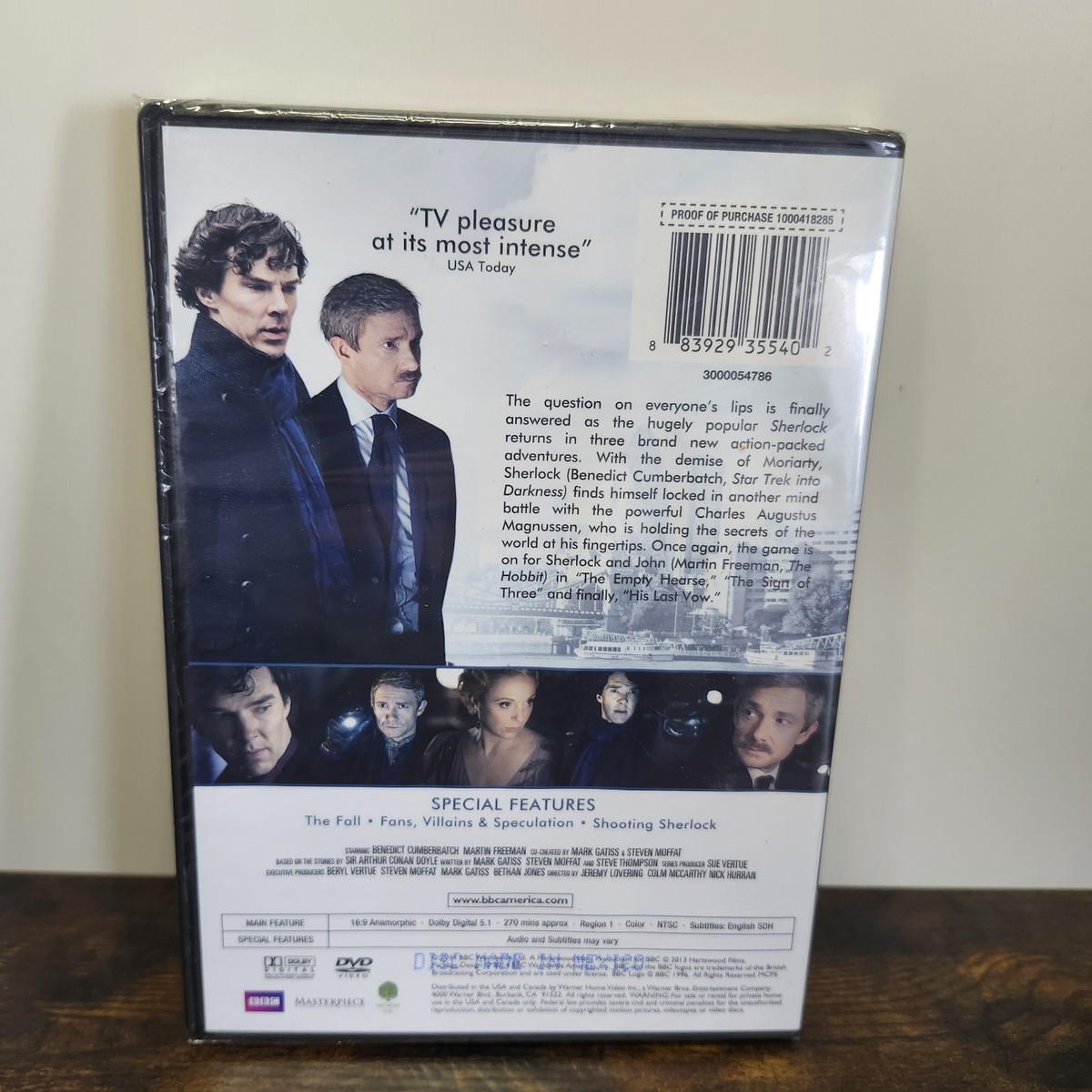 超絶激レア BBC SHERLOCK 1-3 DVDBOX 【公式通販】