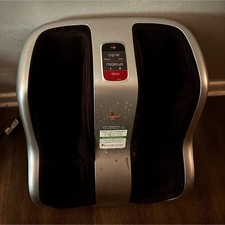 Human Touch HT-Reflex 4 Shiatsu Foot Leg Massager, Corded, Silver/Black