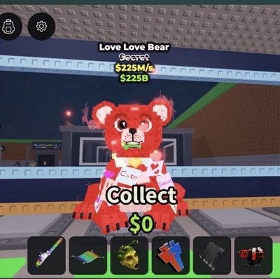 LOVE LOVE BEAR | STEAL A BRAINROT   | 225M/S  NOT MODDED DM BEFORE PURCHASE 