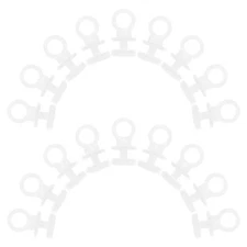 120 Pcs Curtain Track Gliders Ceiling Carrier Rollers Pulley Wheels