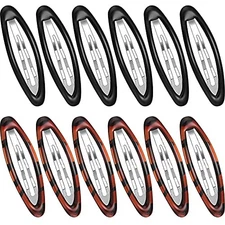  12 Pcs Hair Clip Barrettes for Women Oval Snap Tortoise Metal Snap Fresh Style