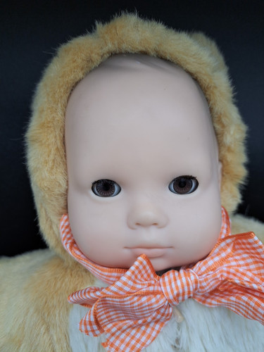 1995 American Girl Bitty Baby #14 Brown Hair Brown Eyes With Halloween Costume - Picture 3 of 22