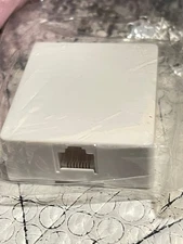 CE TecH Surface Mount Ethernet Jack - White 192-486(J11)