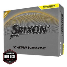 SRIXON Z-STAR DIAMOND 3 YELLOW GOLF BALL DOZEN