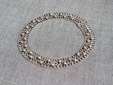 altes schweres 925er Silber-Collier - Set, Türkis, Art Deco, Vintage, Jugendstil
