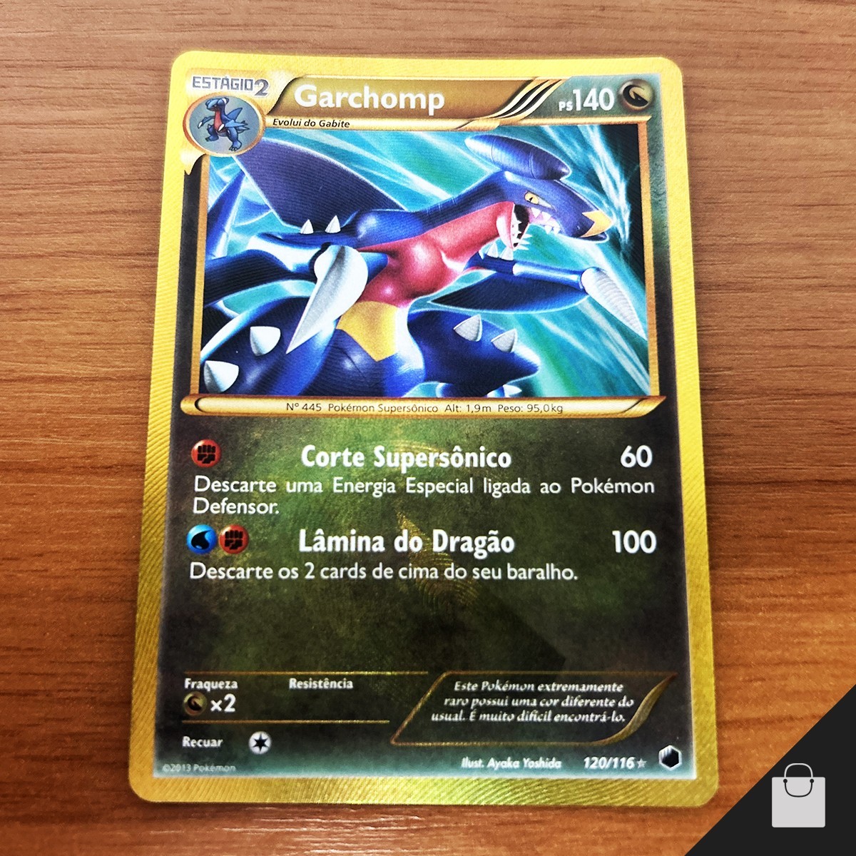 Garchomp 120/116 Plasma Freeze Holo Pokemon TCG Rare Brazilian
