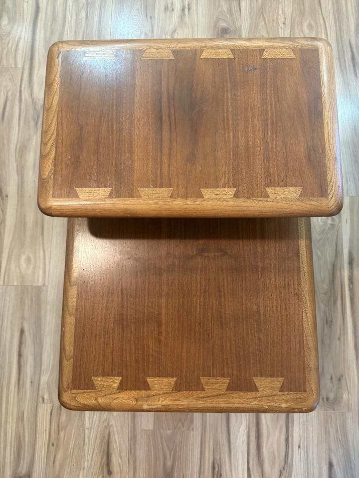Vintage Lane Acclaim Walnut Side Table-Mid-Century Modern - Image 3 of 4