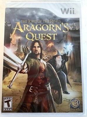 NEW Nintendo Wii THE LORD OF THE RINGS: ARAGON'S QUEST Action Video Game tolkien