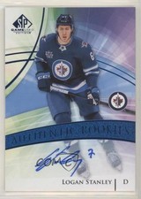 2020 Upper Deck SP Game Used Authentic Rookies Blue Logan Stanley #132 Auto 12a0