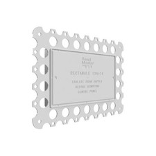 BeadMaster Rectangle Socket (Pack of 10) Double Gang for Metal Back Box