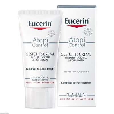 2x EUCERIN AtopiControl Gesichtscreme 50 ML
