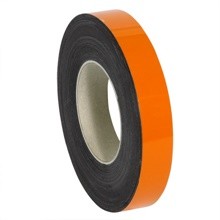 1" x 100' - Orange Warehouse Labels - Magnetic Rolls