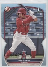 2023 Bowman Prospects Sky Blue 59/499 Jorge Ruiz #BP-123 4pn